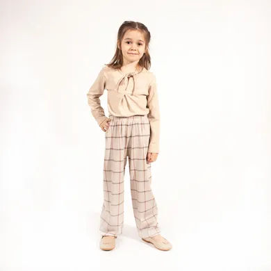 Spodnie dziewczęce, beżowe, Nicol
