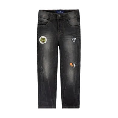 Spodnie jeansowe chłopięce, grafitowe, Tom Tailor