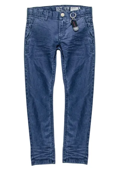 Spodnie jeansowe chłopięce, regular fit big, niebieskie, Lemmi