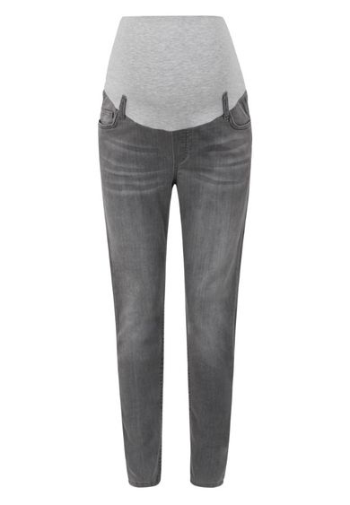 Spodnie jeansowe damskie, ciążowe, skinny, szare, Bellybutton