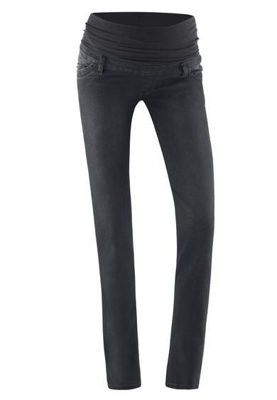 Spodnie jeansowe damskie, ciążowe, slim, szare, Bellybutton