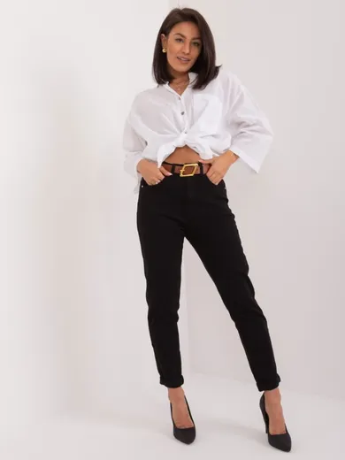 Spodnie jeansowe damskie, czarne, Redseventy