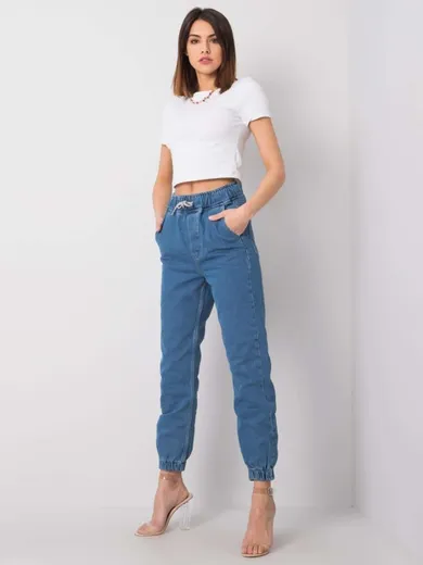 Spodnie jeansowe damskie, denim, Rue Paris
