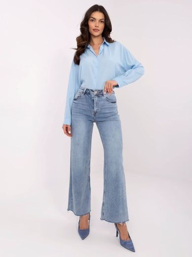 Spodnie jeansowe damskie, niebieskie, Factory Price