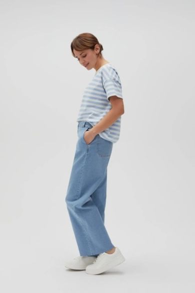 Spodnie jeansowe damskie, niebieskie, Moodo