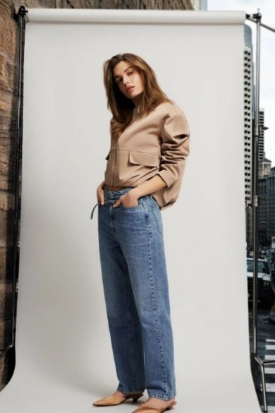 Spodnie jeansowe damskie, niebieskie, Moodo