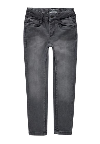 Spodnie jeansowe dziewczęce, slim fit, ciemnoszare, Esprit