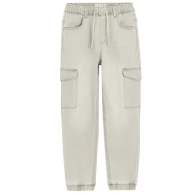 Spodnie jeansowe z regulacją o kroju jogger Cool Club