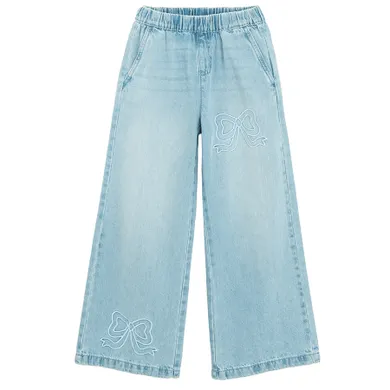 Spodnie jeansowe z szeroką nogawką wide leg Cool Club