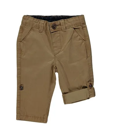 Spodnie materiałowe chłopięce, brązowe, Tom Tailor