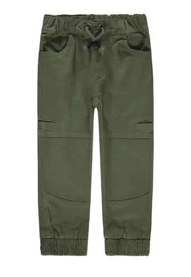 Spodnie materiałowe chłopięce, khaki, Kanz