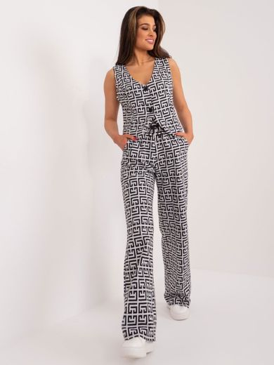 Spodnie materiałowe damskie, mix, Lakerta