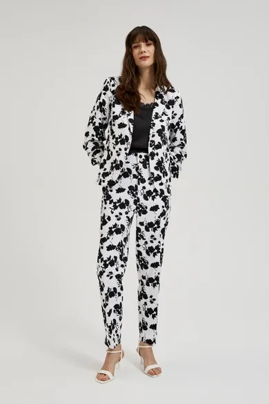 Spodnie materiałowe damskie, mix, Moodo