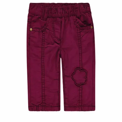 Spodnie materiałowe dziewczęce, bordowe, Kanz