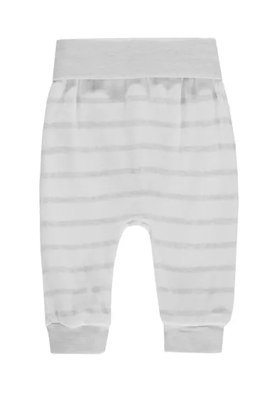 Spodnie niemowlęce, szaro-białe, Bellybutton