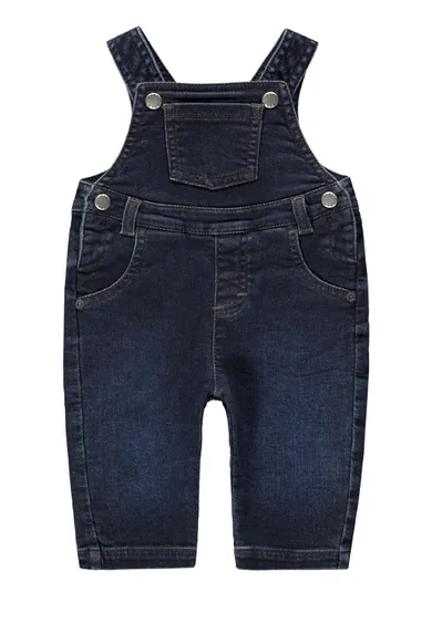 Spodnie ogrodniczki jeansowe chłopięce, granatowe, Kanz
