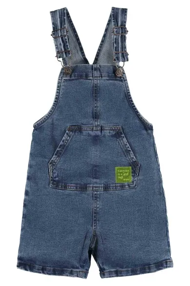 Spodnie ogrodniczki jeansowe dziecięce, denim, Up Baby