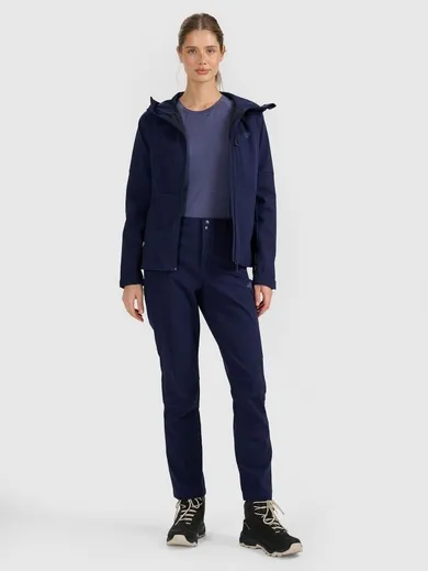 Spodnie trekkingowe damskie, granatowe, 4F