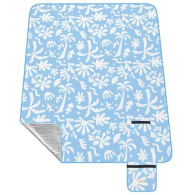 Spokey, Breeze XL, trzywarstwowy koc piknikowy, 210-150 cm