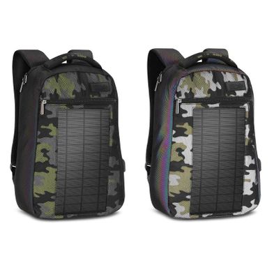 Spokey, City Solar, plecak miejski z panelem solarnym, 46-33-18 cm