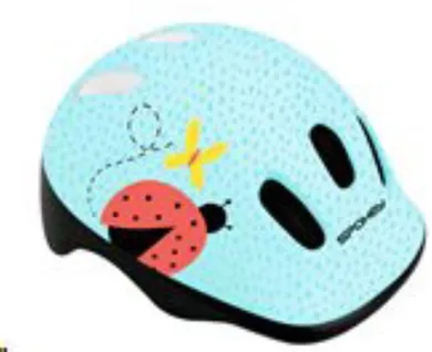 Spokey, Fun, Ladybug, kask ochronny, rozmiar 48-52 cm