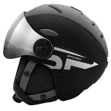 Spokey, Montana, kask narciarski, czarny, rozmiar L/XL