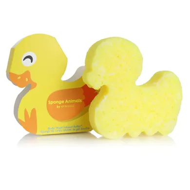 Spongelle, Sponge Animals Kids, gąbka nasączona mydłem do mycia ciała dla dzieci, Duck