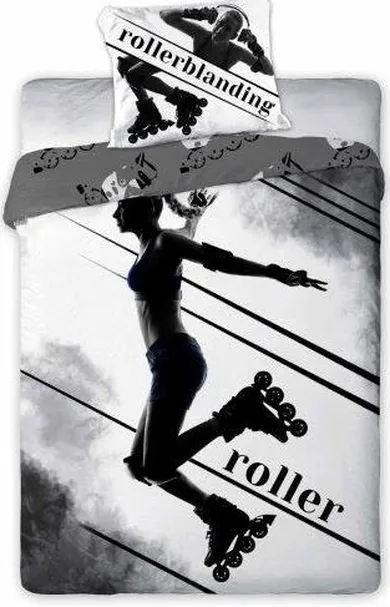 Sportivo, rolki, 2-częściowy komplet pościeli, 140-200 cm