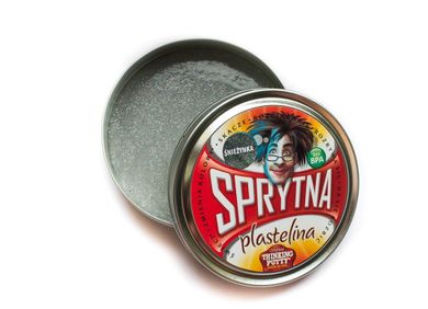 Sprytna Plastelina, brokatowa, śnieżynka