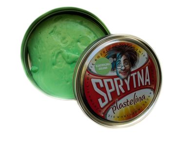 Sprytna plastelina, elektryczna zielona