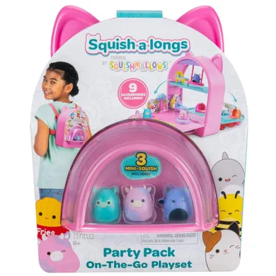 Squish-a-longs, Party Pack On-the-Go, plecak z figurkami