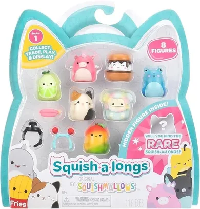 Squish-a-longs, zestaw figurek, 8 szt.