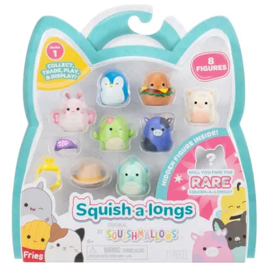 Squish-a-longs, zestaw figurek, 8 szt.