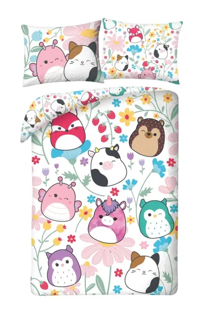 Squishmallow, 2-częściowy komplet pościeli, 140-200 cm