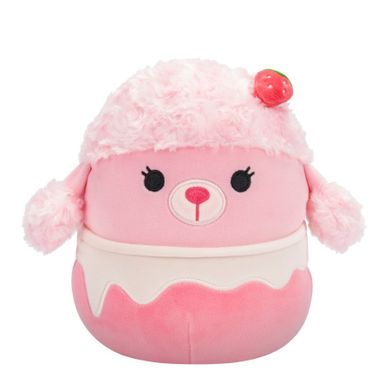 Squishmallows, Chloe, Strawberry Milkshake Poodle, różówy pudel, maskotka, 19 cm