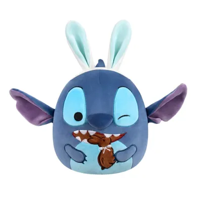 Squishmallows, Disney, Lilo i Stitch, Stitch z królikiem czekoladowym, maskotka, 30 cm