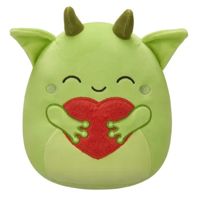 Squishmallows, Fitzy, zielony goblin z sercem, maskotka, 30 cm