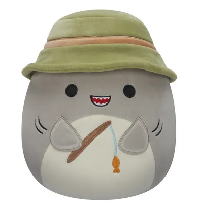 Squishmallows, Gordon, szary rekin, maskotka, 19 cm