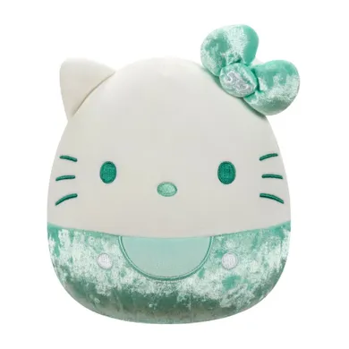 Squishmallows, Hello Kitty, maskotka, wydanie specjalne na 50-lecie, velvet zielony, 20 cm