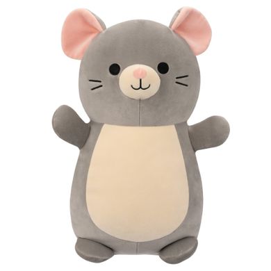 Squishmallows, Large Plush, Hugmees, Misty, Grey Mouse, myszka, maskotka, 35 cm