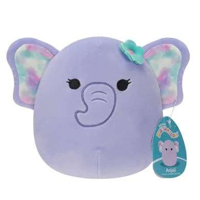Squishmallows, Little Plush, Anjali Purple Elephant, fioletowy słonik, maskotka, 19 cm