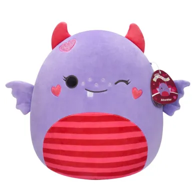 Squishmallows, Little Plush, Atwater Winking Lavender Monster, fioletowy potwór, maskotka, 19 cm