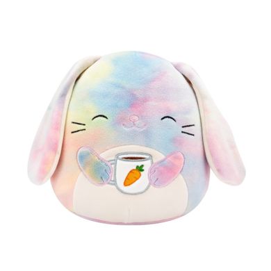 Squishmallows, Little Plush, Candy, kolorowy królik z kubkiem, maskotka, 19 cm