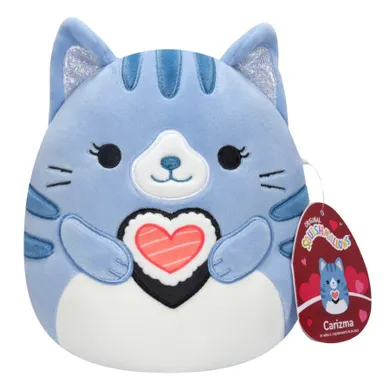 Squishmallows, Little Plush, Carizma Dark Blue Tabby Cat, niebieski kot, maskotka, 19 cm