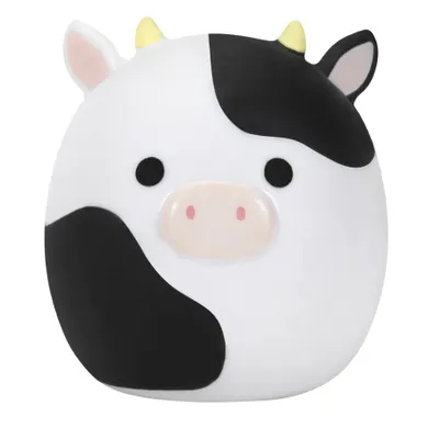 Squishmallows, Little Plush, Connor Black and White Cow, łaciata krowa, maskotka, 19 cm