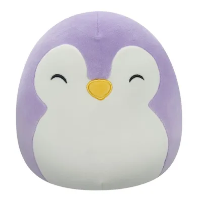 Squishmallows, Little Plush, Elle, fioletowy Pingwin, maskotka, 19 cm