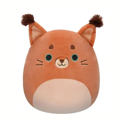 Squishmallows, Little Plush, Ferraz, Orange Caracal Cat, pomarańczowy ryś, maskotka, 19 cm