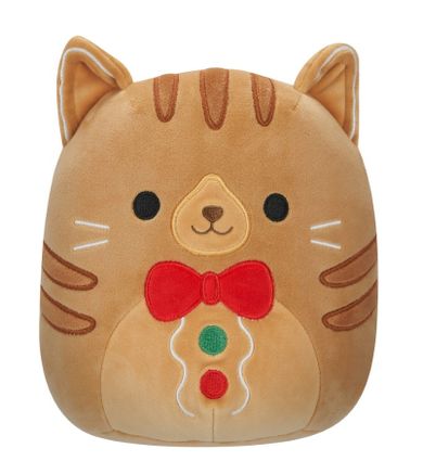 Squishmallows, Little Plush, Gingerbread Cat, kot, maskotka, 19 cm