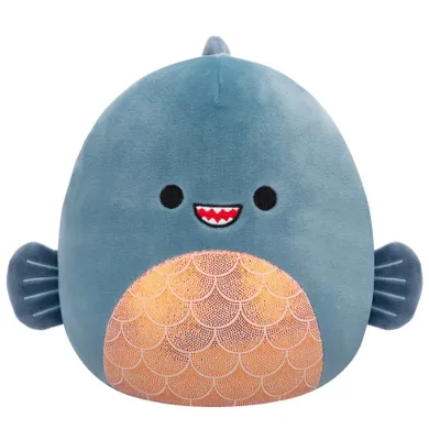 Squishmallows, Little Plush, Kurtz, szara pirania, maskotka, 19 cm