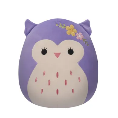 Squishmallows, Medium Plush, Holly Purple Owl, fioletowa sowa, maskotka, 30 cm